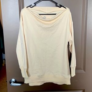 Anthropologie Pilcro Donna Tunic Pullover - Cream Size Small